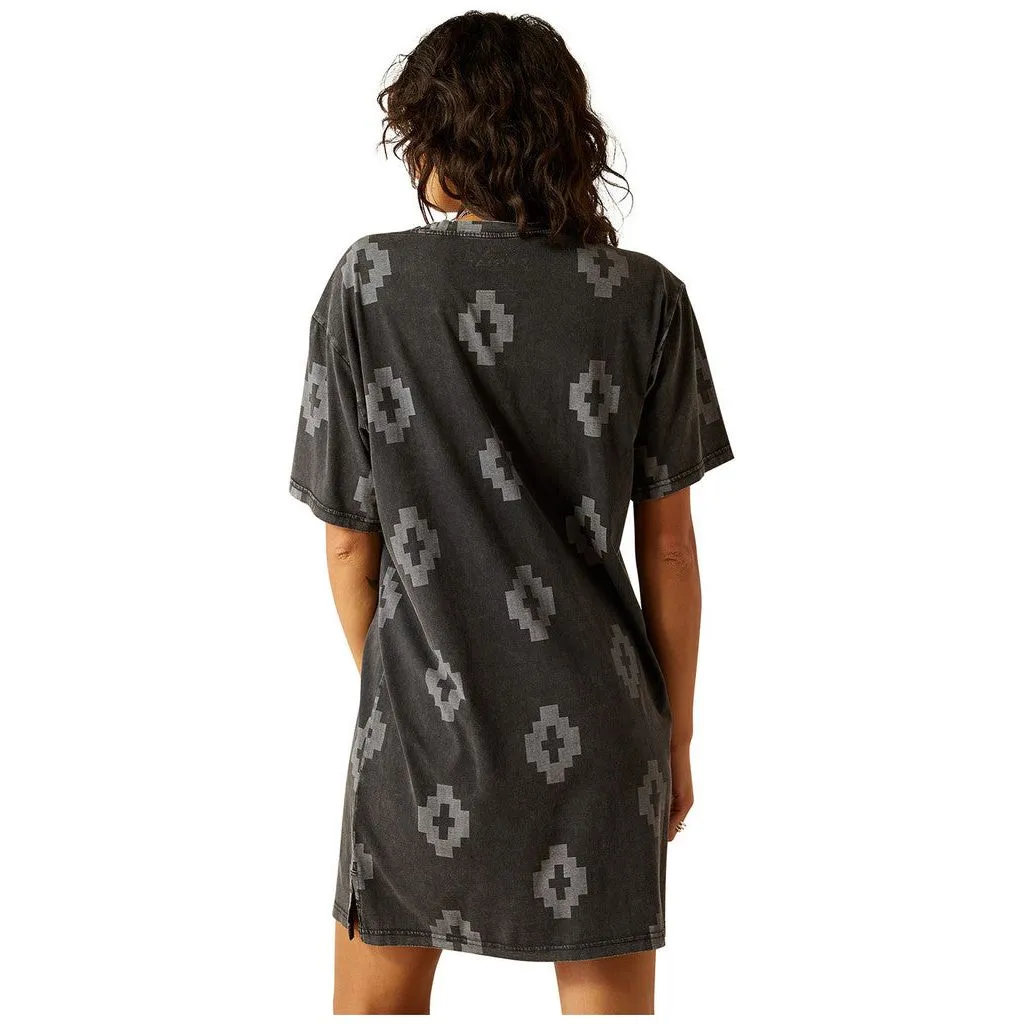 Women's Ariat Isela Short Sleeve Print Tee Dress 10060380