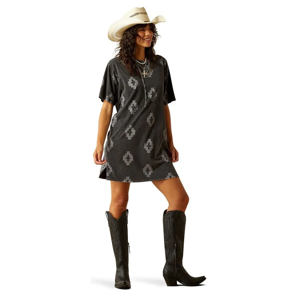 Women's Ariat Isela Short Sleeve Print Tee Dress 10060380