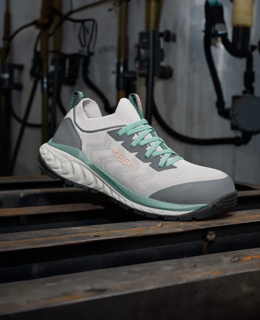 Women's CSA Arvada Shift Work Sneaker (Carbon Toe)  |  Steel Grey/Granite Green