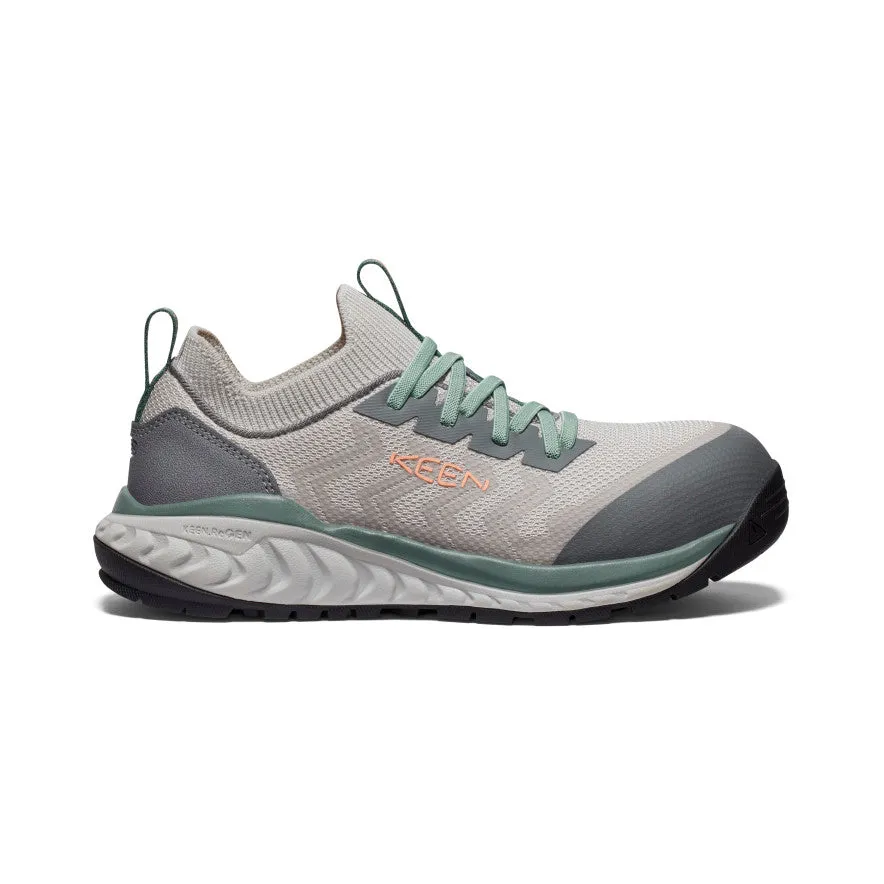 Women's CSA Arvada Shift Work Sneaker (Carbon Toe)  |  Steel Grey/Granite Green