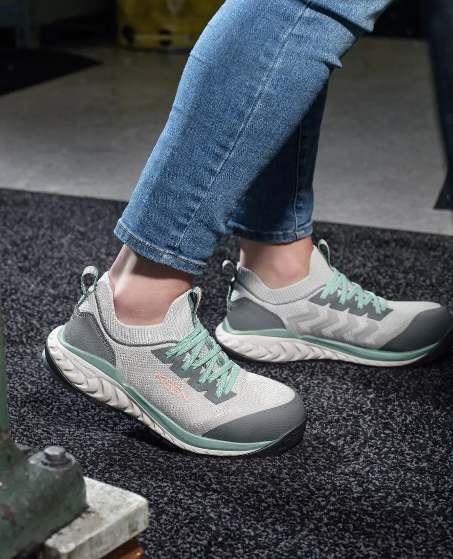 Women's CSA Arvada Shift Work Sneaker (Carbon Toe)  |  Steel Grey/Granite Green