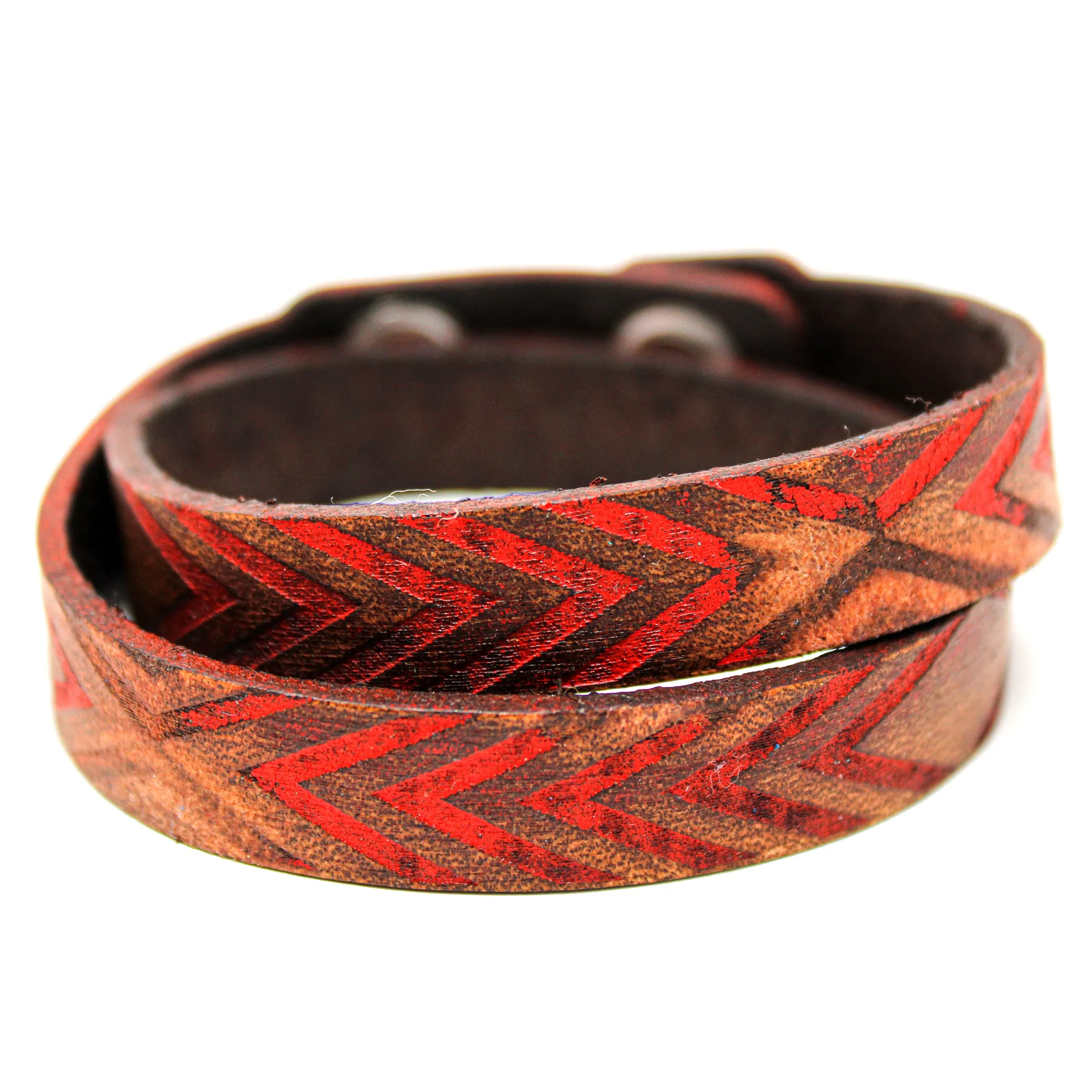 Women's Leather Wrap - Reflective Wrap