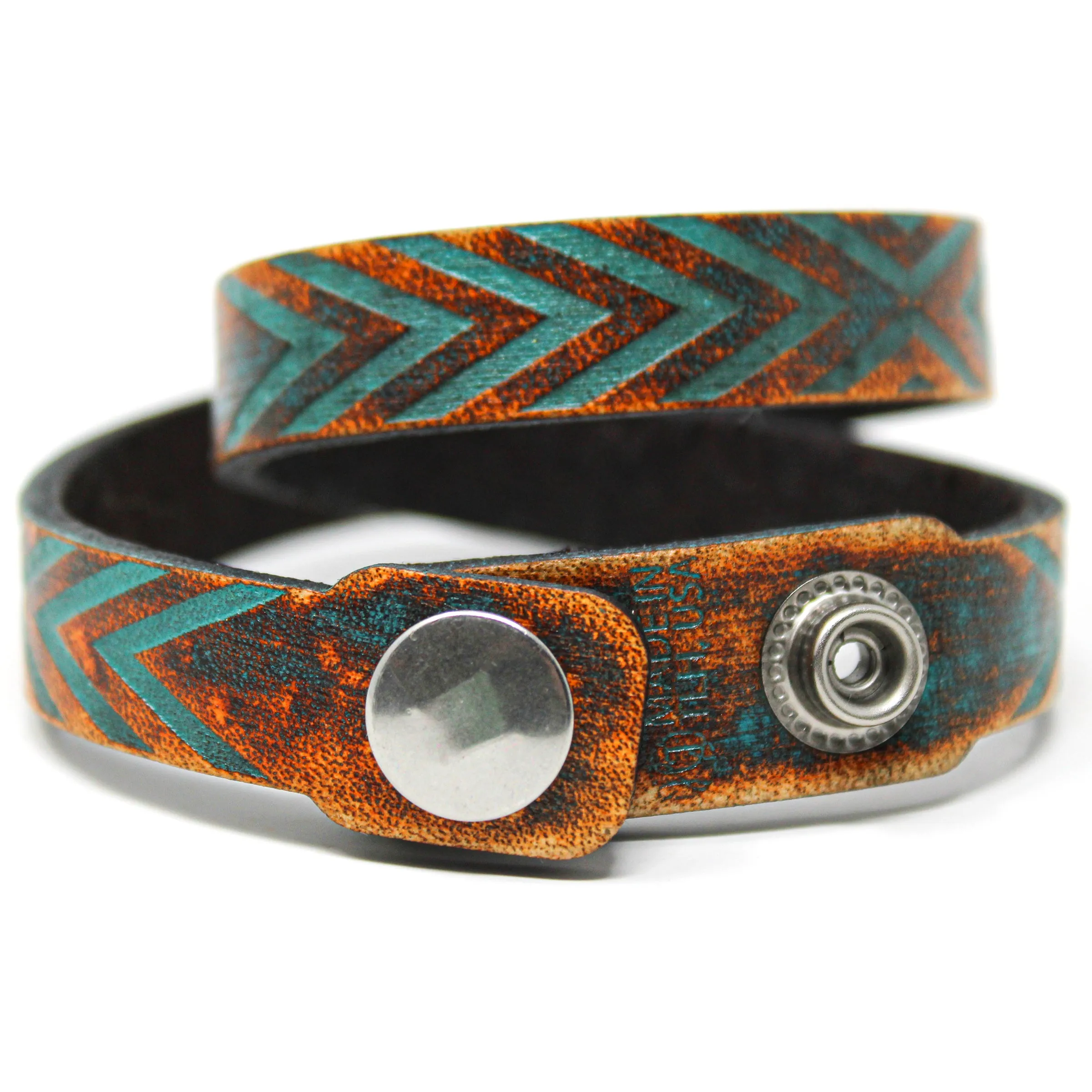 Women's Leather Wrap - Reflective Wrap