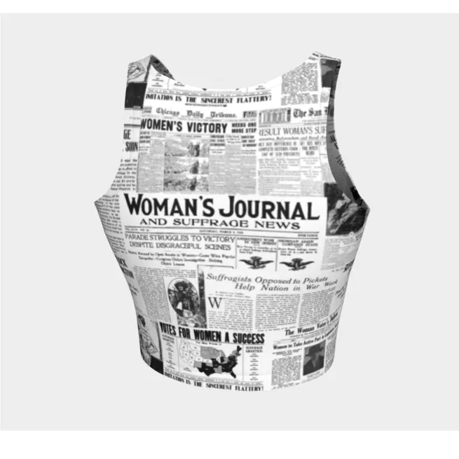 Women's Suffrage Athletic Top For Fitted Skirt