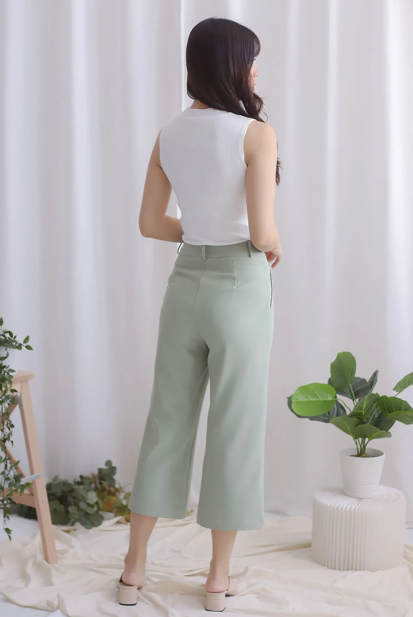 Zelda Culottes In Sage