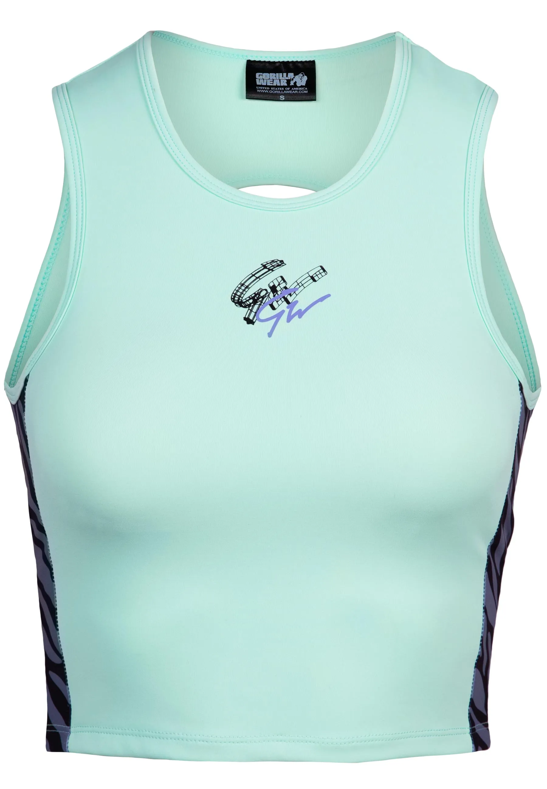 Zion Crop Top - Mint Green